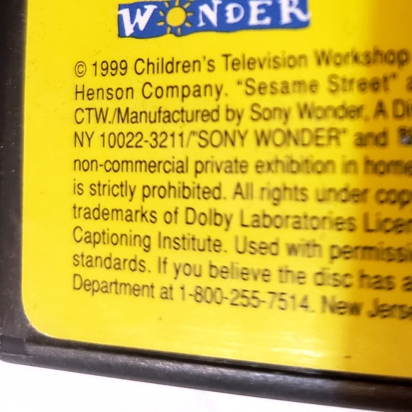 1999 SESAME STREET 1 2 3 Count with Me...Erie, Elmo and more DVD!! - Picture 5 of 6
